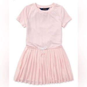 POLO RALPH LAUREN Pleated Dress, Toddler Girls
